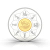 BIS Hallmarked 1 Gram Gold and 10 Gram Silver Coin Shagun Wedding Blessing Gift