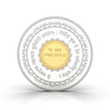 BIS Hallmarked 1 Gram Gold and 10 Gram Silver Coin Shagun Wedding Blessing Gift