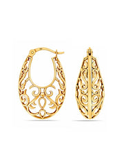 Elin Interlace Hoop Earrings for Women