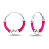 925 Sterling Silver Bali Hoop Earrings for Women & Girls
