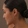 925 Sterling Silver Italian Design Heart Shape Click Top Hoop Earrings for Women Teen