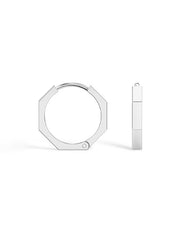 Rowan Chunky Cuff Men's Huggie Hoops