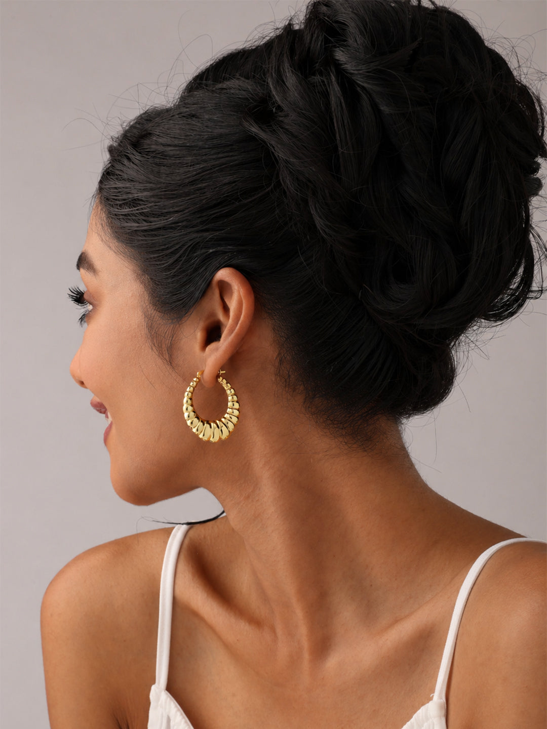 14K Gold Plated BellaShrimp Hoop Earrings