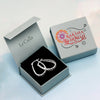 925 Sterling Silver Antique Oval Filigree Click-Top Hoop Earrings With Raksha Bandhan Gift Box For Sister