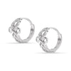 925 Sterling Silver Celtic Knot Hoop Earrings for Women Teen