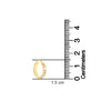 925 Sterling Silver Gold Plated Hypoallergenic Click-Top Hoops Earring for Girls Women