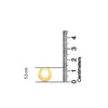 925 Sterling Silver 14K Gold-Plated SMALL Huggie Hoop Earrings for Women