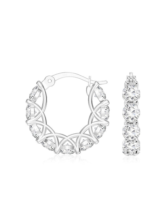 Serena Click-Top Women's Hoop Earrings
