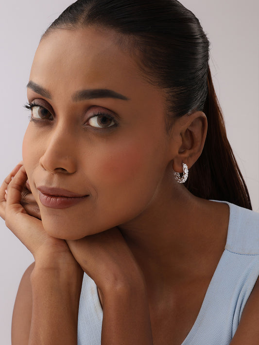 Serena Click-Top Women's Hoop Earrings