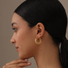 925 Sterling Silver Small Mesh Filigree Handmade Round Basket Weaven Hoop Earrings for Women Teen