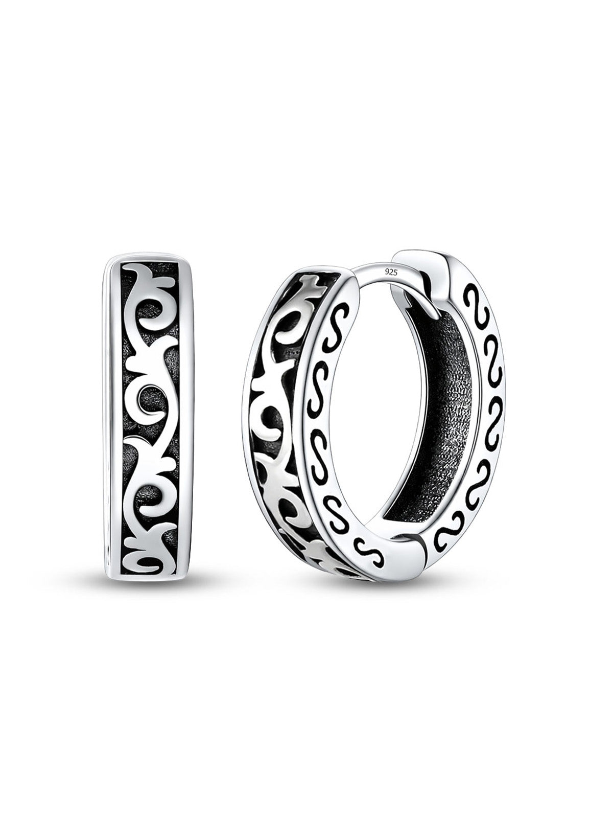 Vintaggio Antique Heritage Men's Huggie Earrings