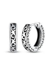 Antique Heritage Huggie Earrings