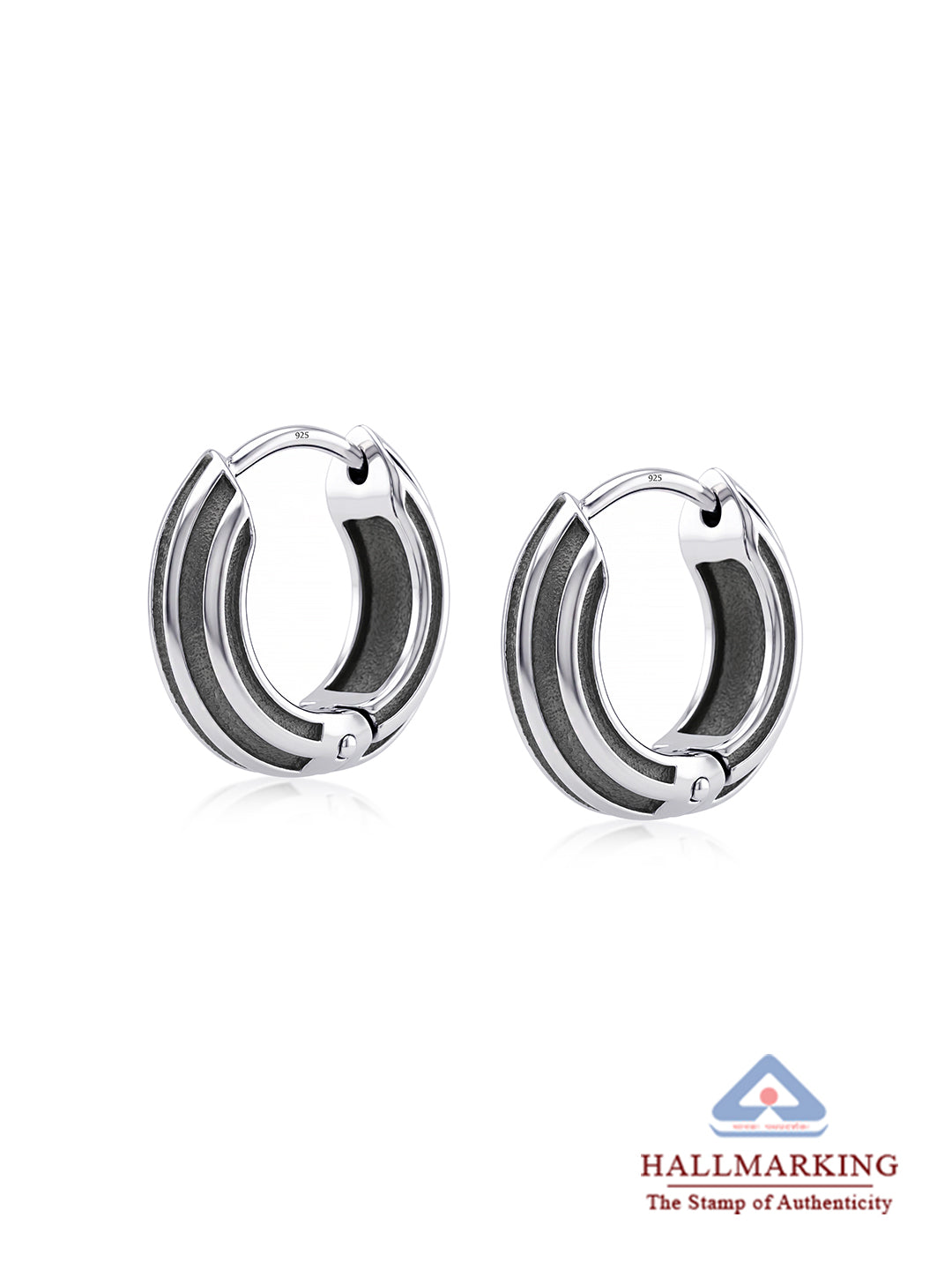 Men’s Antique Huggie Earrings