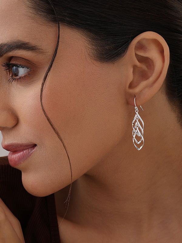 Infinity Knot Drop Earrings