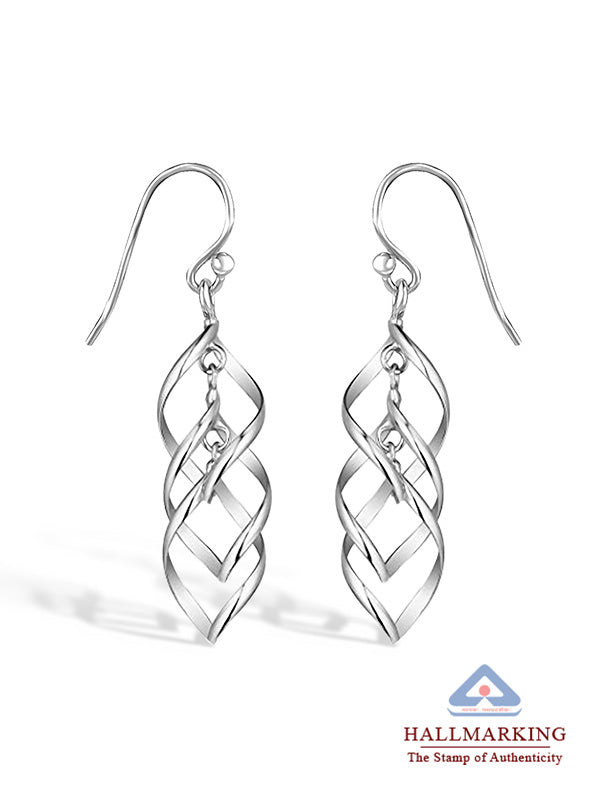 Infinity Knot Drop Earrings