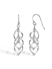 Infinity Knot Drop Earrings