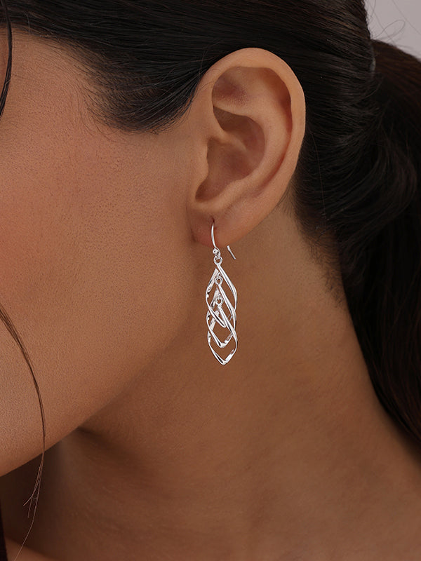 Infinity Knot Drop Earrings
