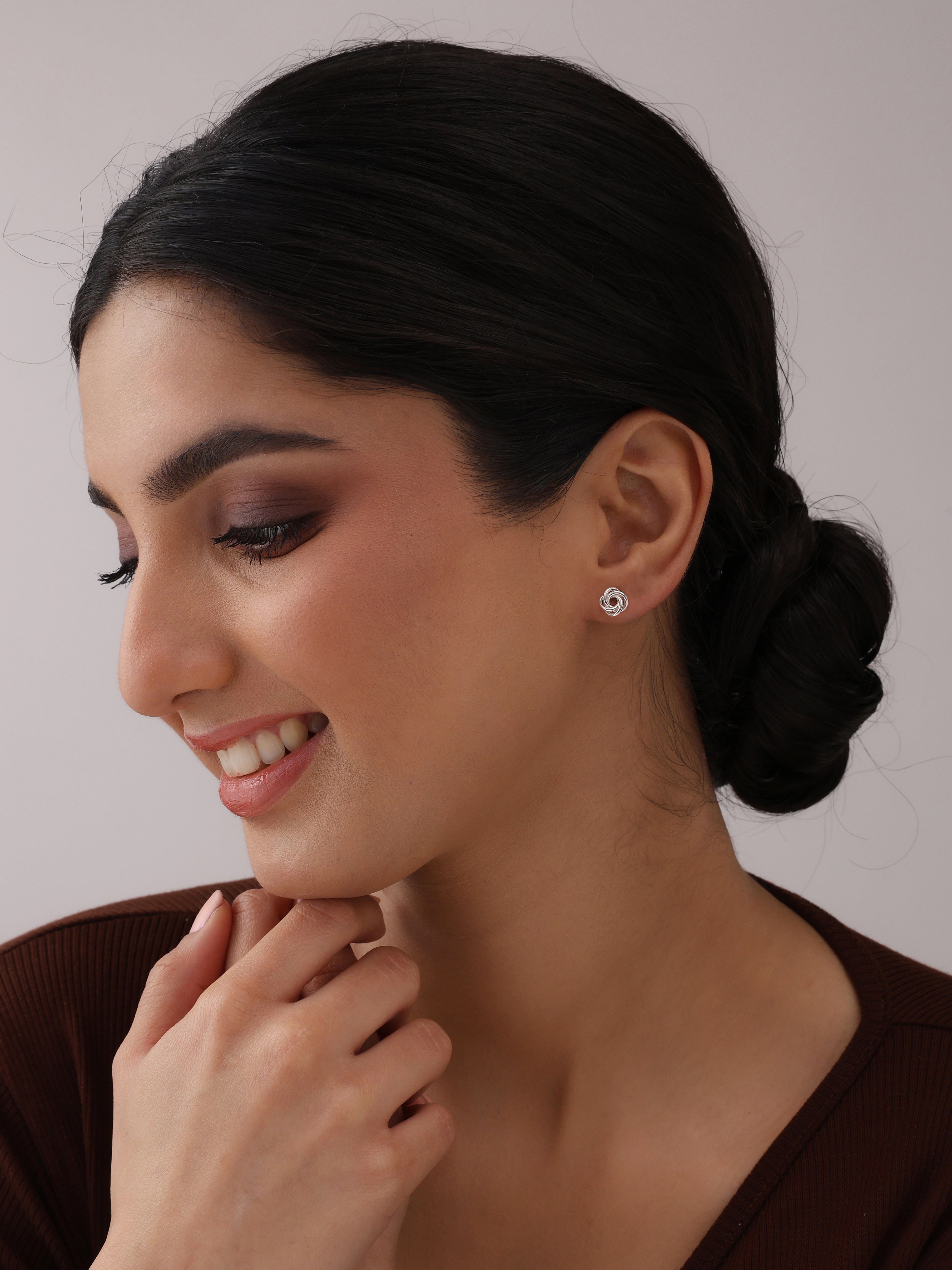 Silver Essential Stud Earrings