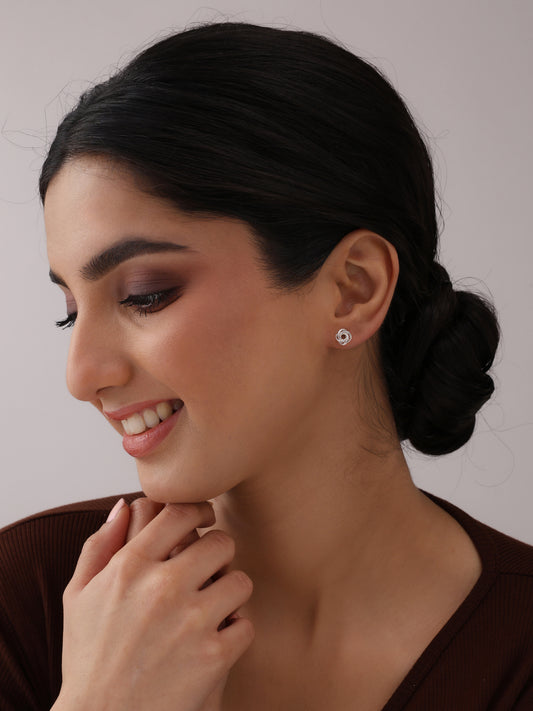 Silver Essential Stud Earrings