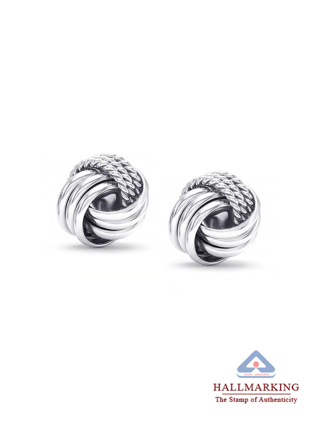 Silver Classic Stud Earrings