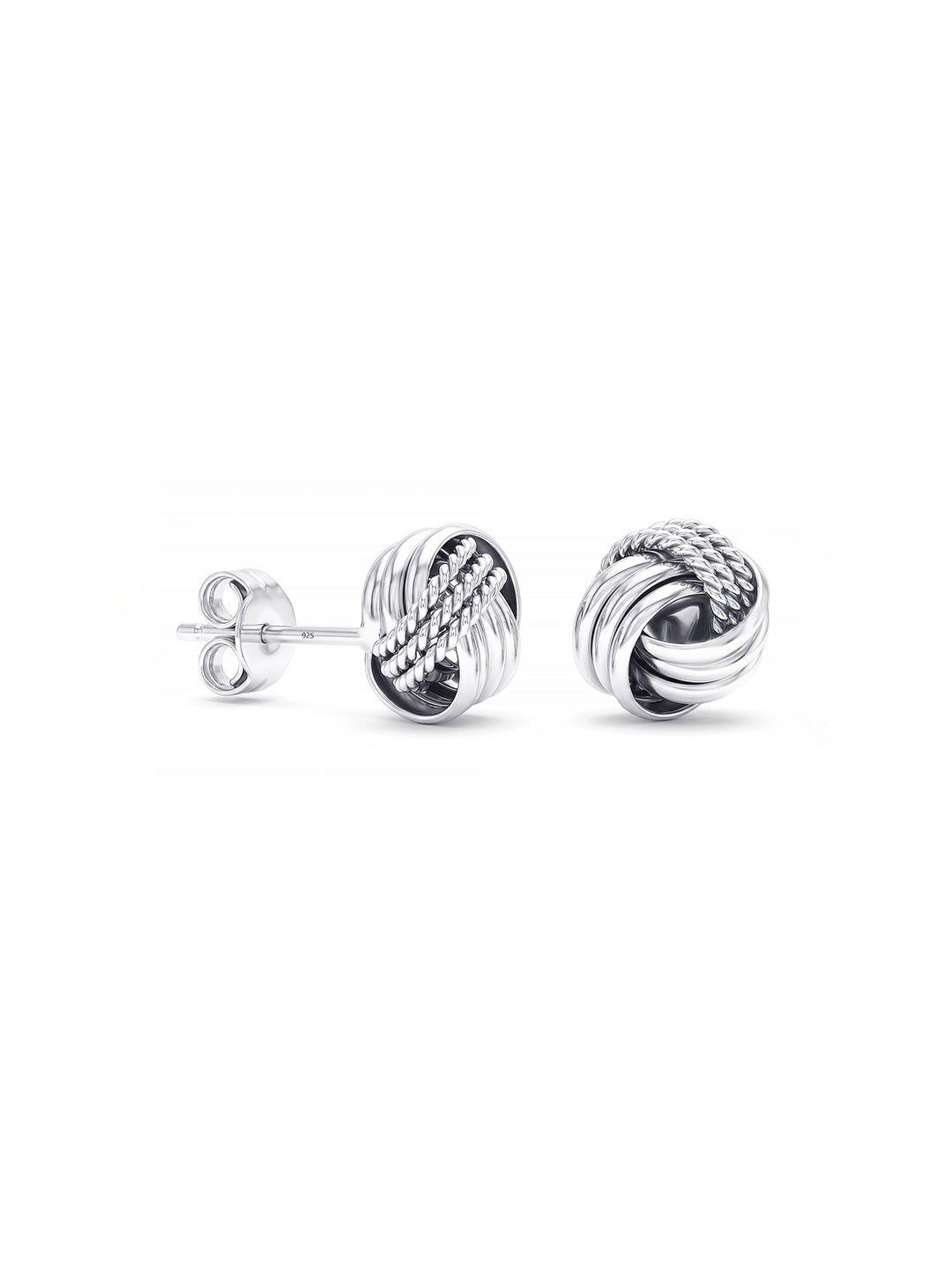 Silver Classic Stud Earrings