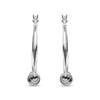 925 Sterling Silver ClickTop Hoop Earrings for Teen Women