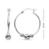 925 Sterling Silver ClickTop Hoop Earrings for Teen Women