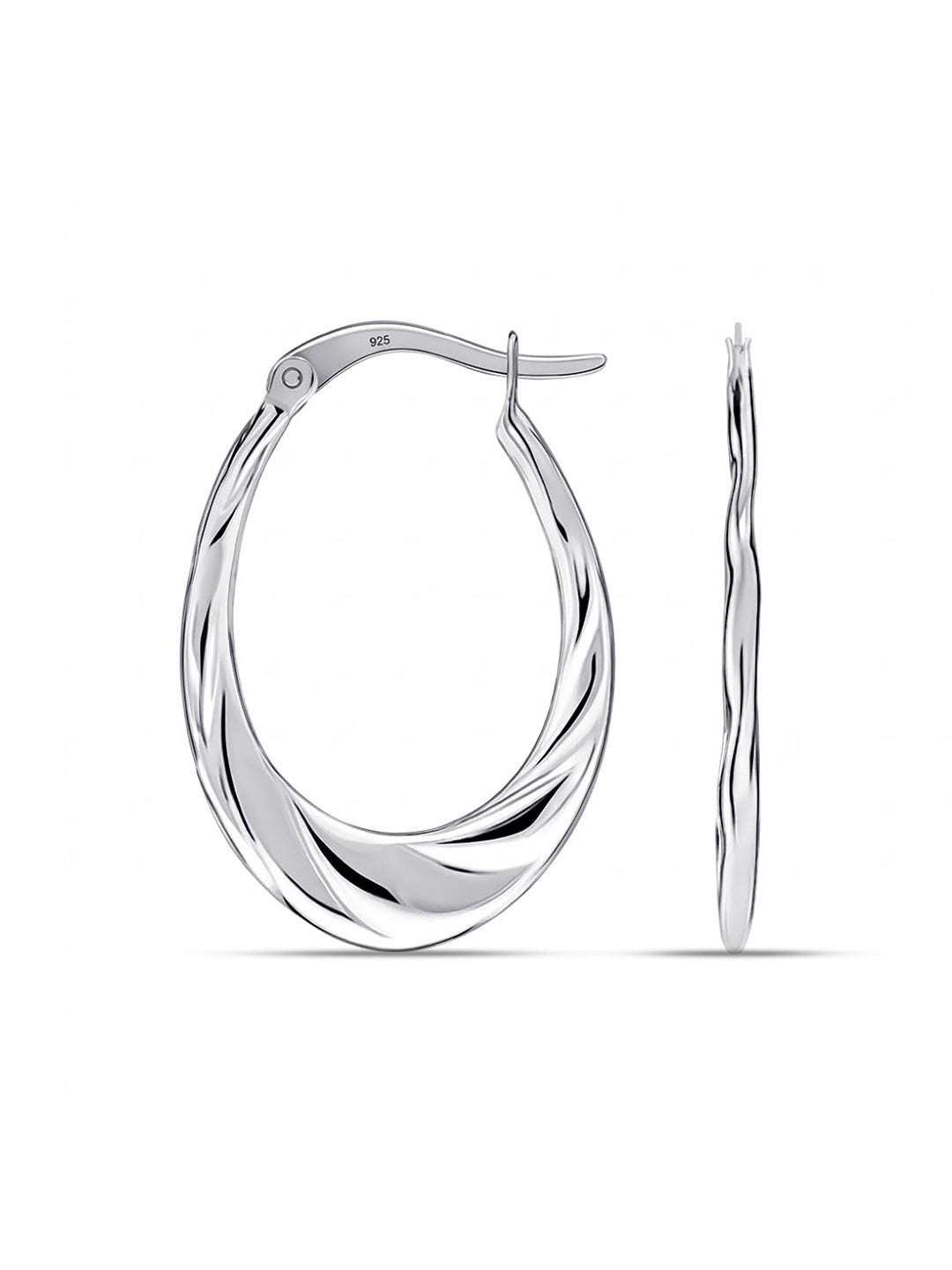 Mini Oval Shrimp Hoops