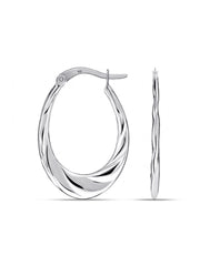 Mini Oval Shrimp Hoops