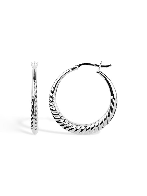 High-Polish Round Hoops