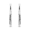 925 Sterling Silver High Polish Hoop Earrings for Teen Women