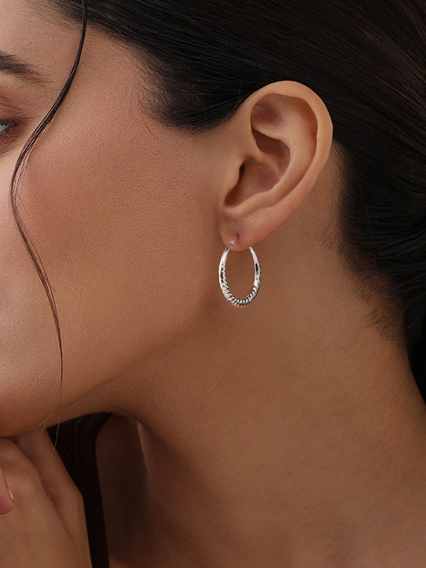 High-Polish Round Hoops