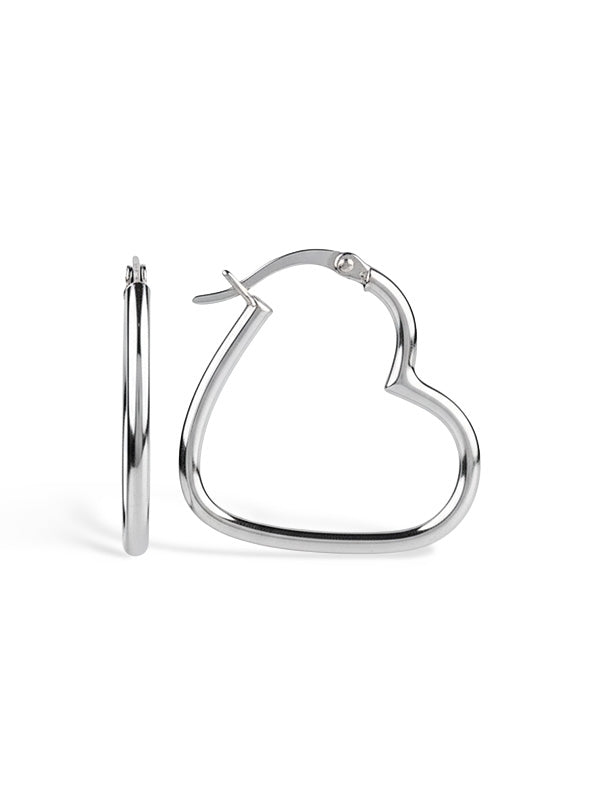 Love Theme Hoop Earrings
