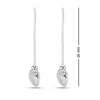 925 Sterling Silver Heart Endless Hoop Earrings for Teen Women 26MM