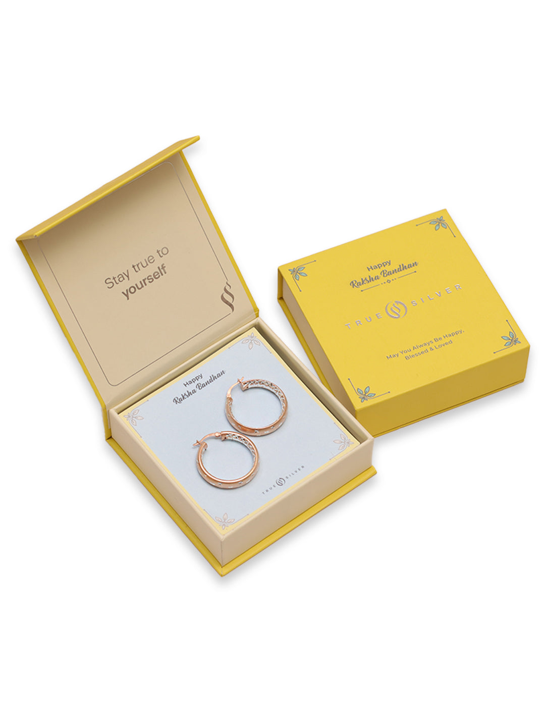 Rose Gold Plated Hoops - Gift For Sister