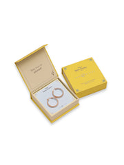 Rose Gold Plated Hoops