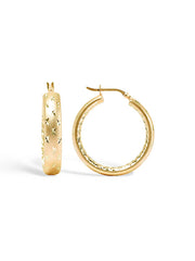 Gold Plated Hoop Earrings