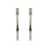 925 Sterling Silver Heart Shape Hoop Earrings for Teen Women