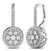 925 Sterling Silver CZ Drop Dangle Earrings for Women