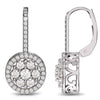 925 Sterling Silver CZ Drop Dangle Earrings for Women