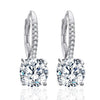 925 Sterling Silver Cubic Zirconia Drop Dangle Leverback Earrings for Women and Girls