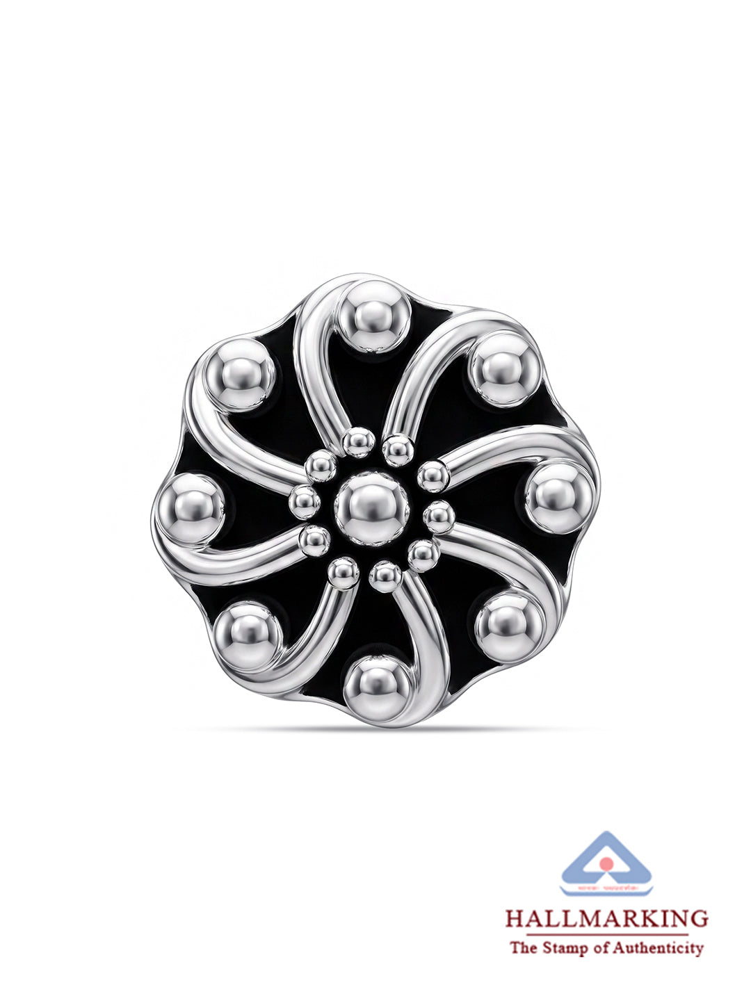 Antique Floral Stud Nose Pin