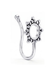 Antique Circular Halo Nose Pin