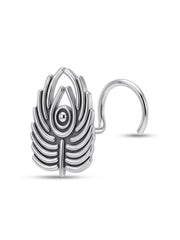 Antique Leaf Spiral Nose Pin