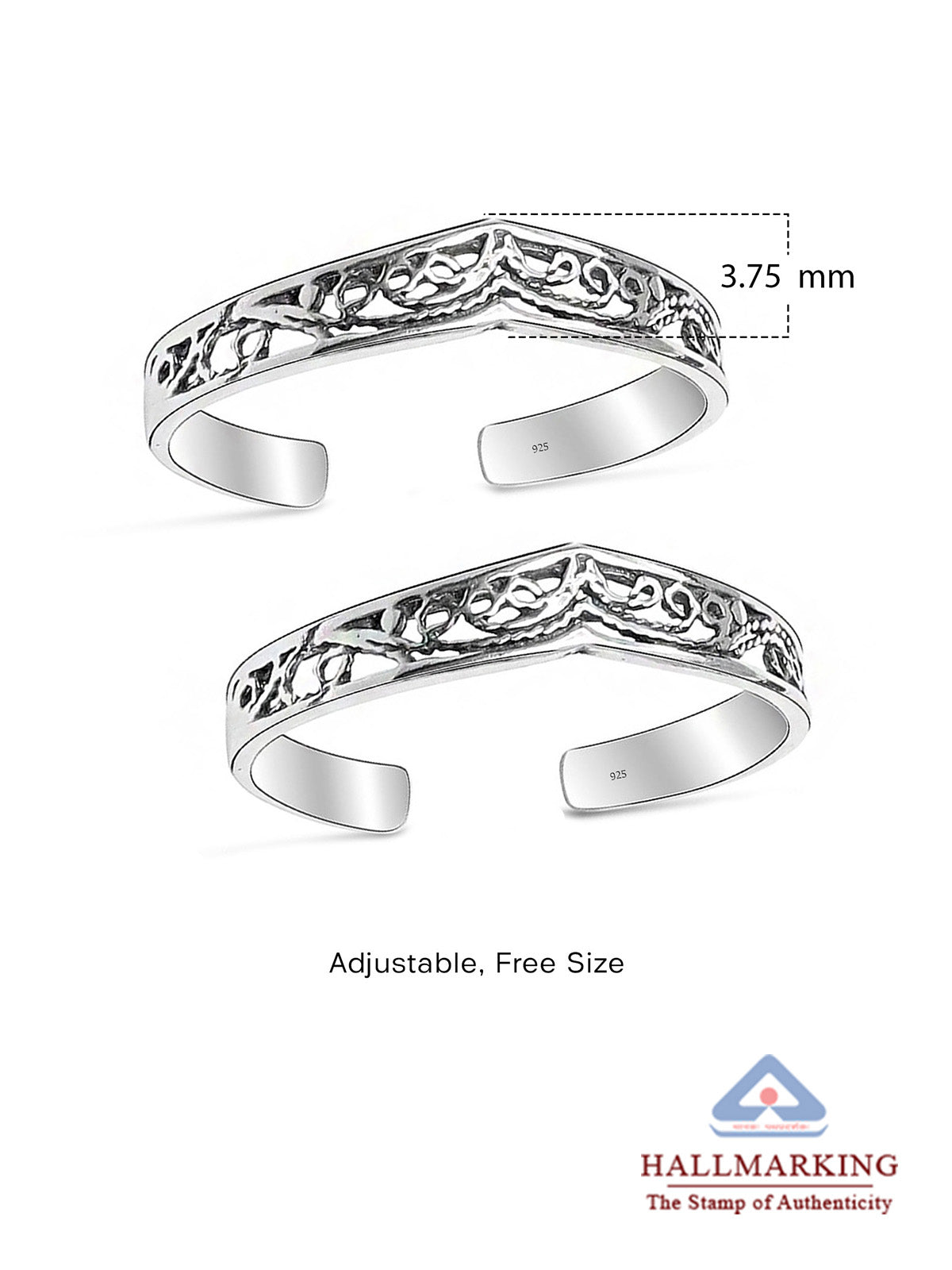Antique Detail Toe Ring