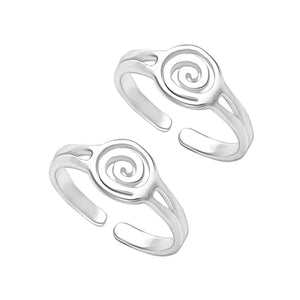 Buy 925 Sterling Silver Toe Rings Online for Women | TrueSilver