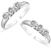 925 Sterling Silver Classic Toe Ring for Women
