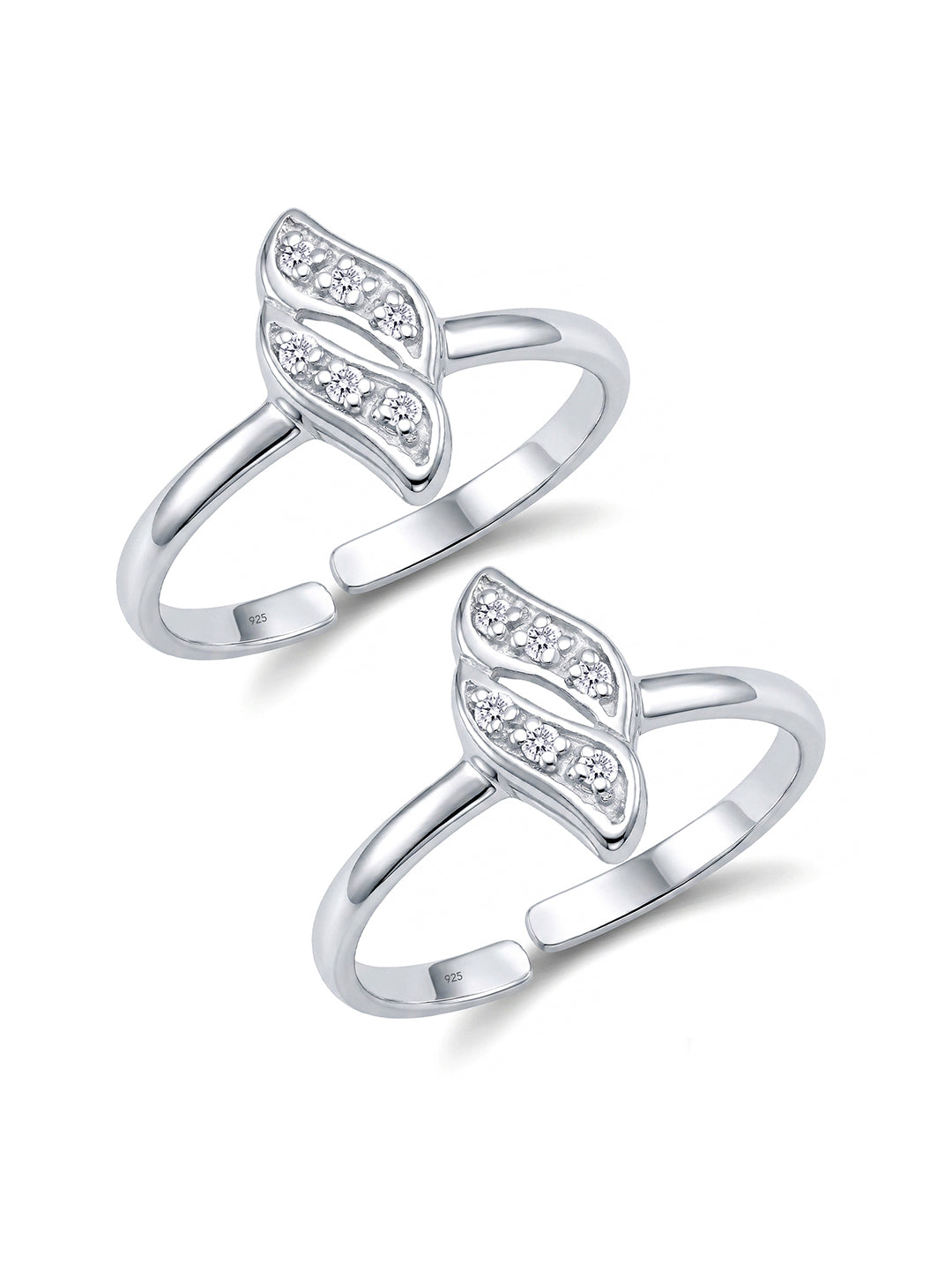 CZ Toe Ring
