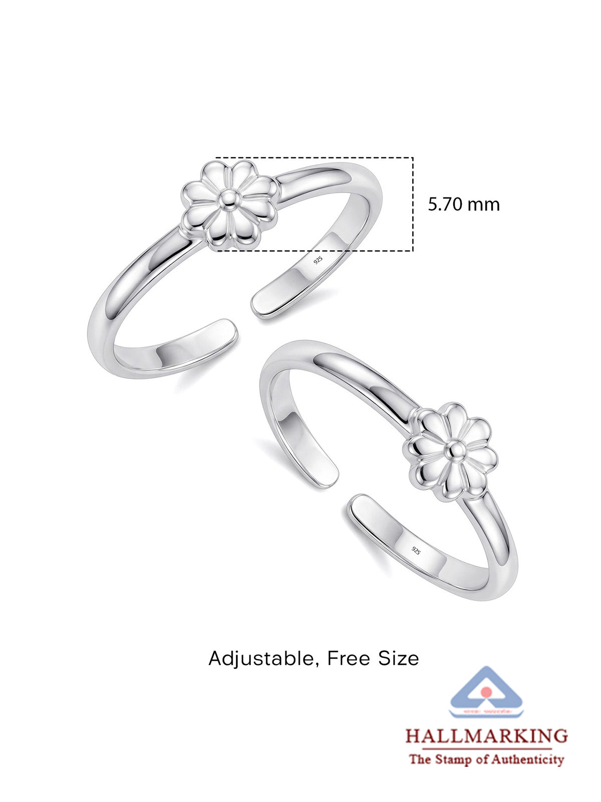 Daisy Toe Ring