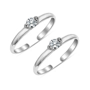 Silver Classic Toe Ring